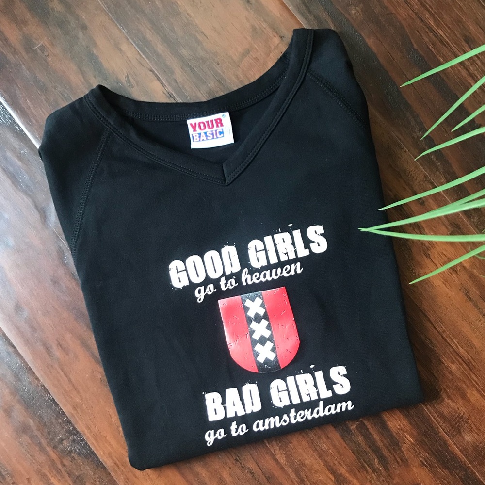 🌹Amsterdam Black Graphic T-Shirt🌹